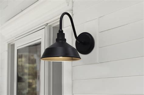 Homestead 17″ H Outdoor Black Barn Light | Essential Elements Lighting