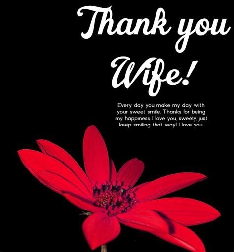 Heartfelt Thank You Messages For Wife With Images Appreciation