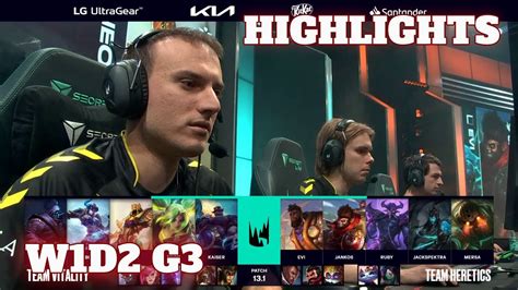 VIT Vs TH Highlights Week 1 Day 2 LEC Winter 2023 Vitality Vs