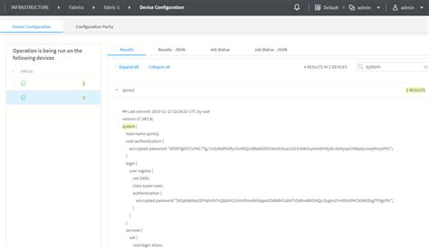 Viewing Configuration Of Devices Deployed In Contrail Fabric Contrail
