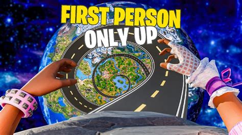 Onlyup First Person 8553 0001 8954 By Miwavv Fortnite Creative Map Code Fortnite Gg