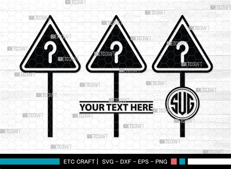 Road Sign Monogram, Road Sign Silhouette Graphic by Pixel Elites ...