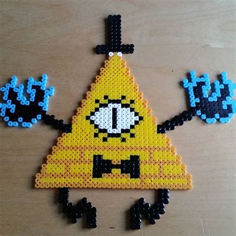 Bill Cipher Gravity Falls Perler Beads By Levi Cyanide Perler Bead