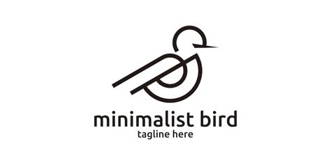 Premium Vector Minimalist Bird Logo Design Bird Line