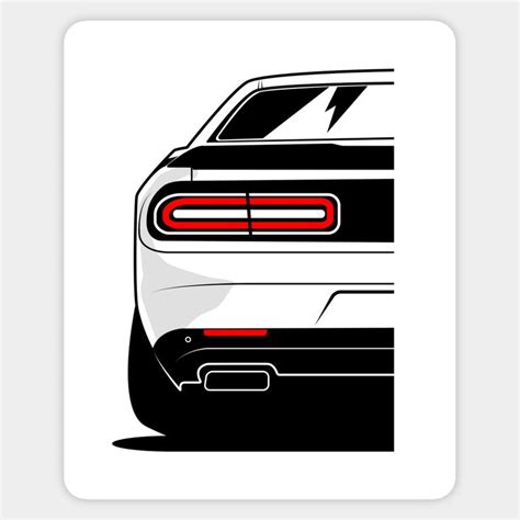 Challenger Srt Rt Sticker | Dodge Challenger Srt Hellcat