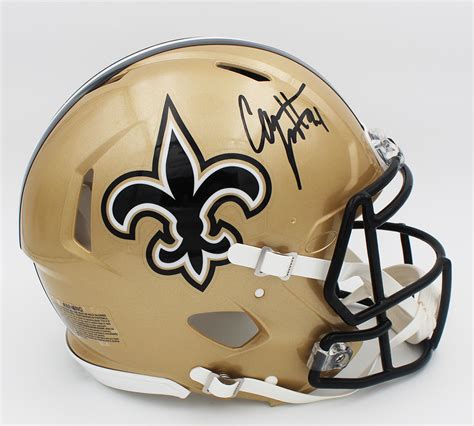 Cameron Jordan Signed Full-Size Authentic On-Field Speed Helmet (Radtke ...