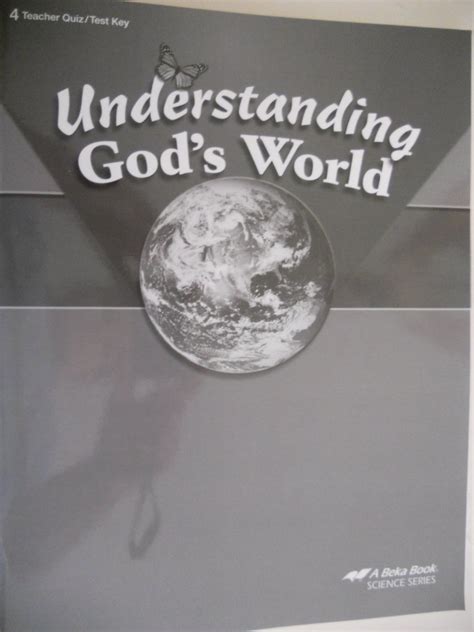 Understanding Gods World 4 Teacher Quiztest Keya Beka