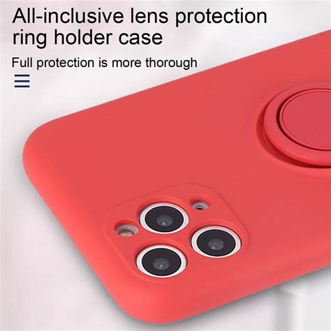 For Iphone Xs Max Solid Color Liquid Silicone Shockproof Full Coverage