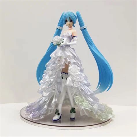 Hatsune Miku Wedding Hatsune Dress Flower Wedding Handmade Model | Shopee Malaysia