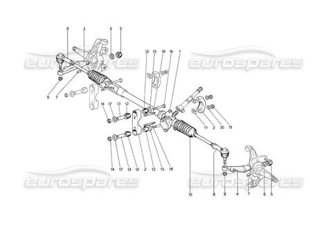 steering rack parts diagram  function explained