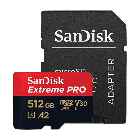 Thẻ Nhớ Microsdxc Sandisk Extreme Pro V30 A2 512gb 200mbs Sdsqxcd 512g