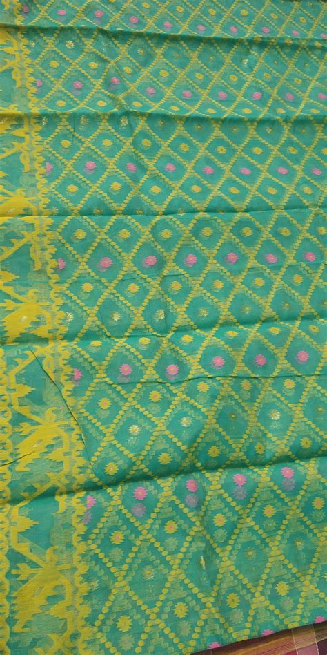 Soft Dhakai Jamdani Saree Comes With Rich Texture And Work All Etsy Uk