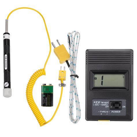 Digital Thermocouple Thermometer K Type Temperature Meter With Surface