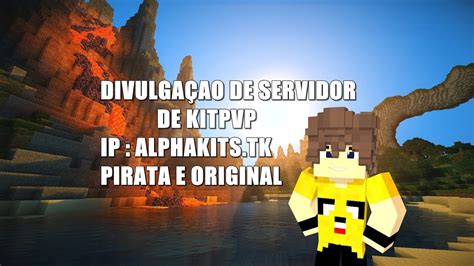 ON Minecraft Divulgação de servidor de KitPvP Pirata e Original