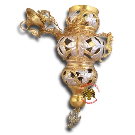 Orthodox Vigil Oil Candle Kerkyraiko N With Hand Cut Details Gold