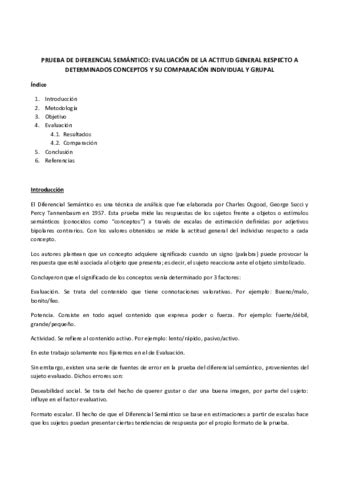 Informe Diferencial Semantico Psico Social Pdf