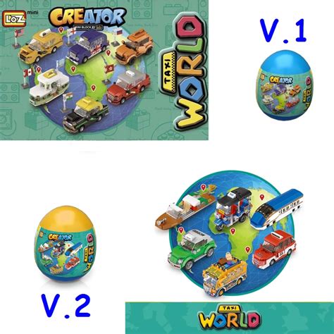 LOZ MINI BLOCK CREATOR บริคหรรษาเที่ยวทั่วโลก TAXI WORLD V.1 & V.2 มี ...