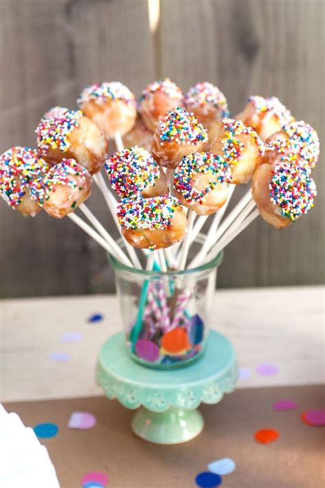 Donut Themed Birthday Party Confetti Birthday Party Birthday Donuts