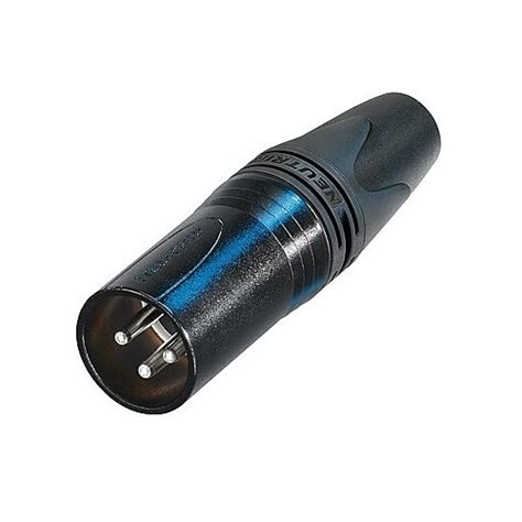 Neutrik NC3MXX 14 BAG D 3 Pole Male Cable Connector With Black Metal