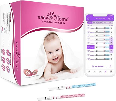 Easyhome Ovulation And Pregnancy Test Strips 50 Ovulation 20