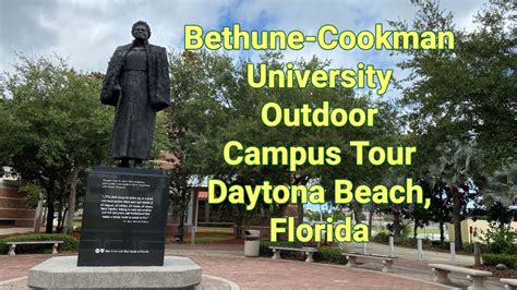 College Outdoor Walking Campus Tour Bethune Cookman University HBCU