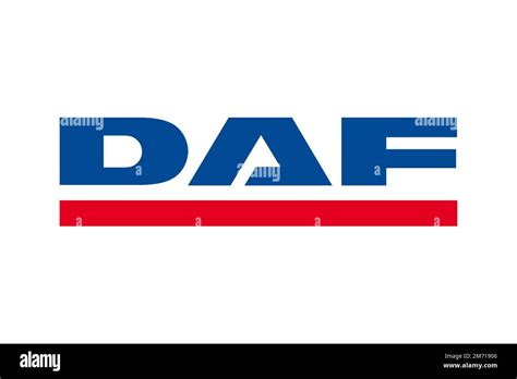 Daf Trucks Logo White Background Stock Photo Alamy