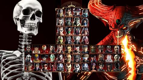 Mortal Kombat 9 SKELETON SHINNOK MKX Expert Tag Ladder Gameplay