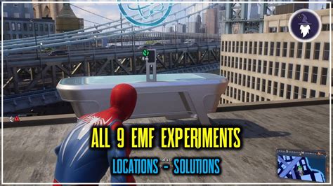 Marvel S Spiderman All Emf Experiments Locations Solutions