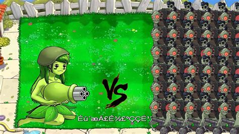 Army Starfruit Army Gatling Pea Vs Dr Zomboss Plants Vs Zombies