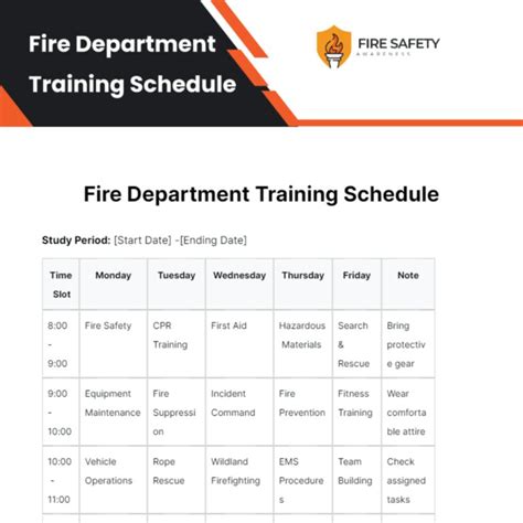 Tcc Fire Training Schedule