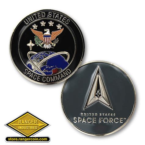 US Space Force Blue Logo – Space Command coin – Ranger Coin Store