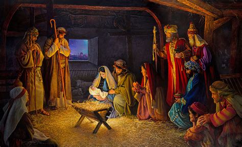 The Nativity by Greg Olsen | Greg olsen, Greg olsen art, Art