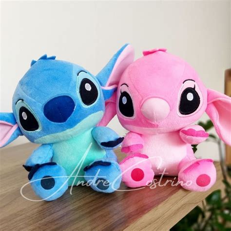 Boneco De Pel Cia Stitch Lilo Stich Boneco Disney Cm Sem Musica