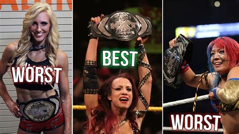 Ranking Every Nxt Women S Champion From Worst To Best Youtube