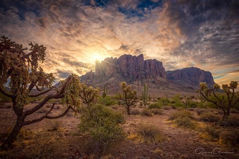 Superstition Sunrise Arizona Gerry Groeber Flickr