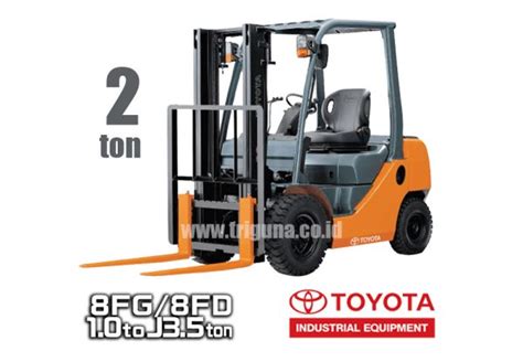 Jual Forklift Toyota 2 Ton 8fd20