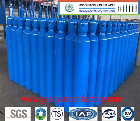 ISO 25e Ut 150 200bar Gas Bottle Tped Medical Oxygen Tanks Argon Carbon