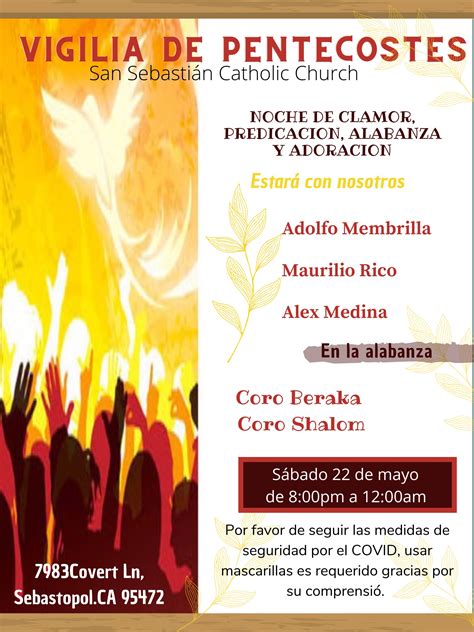 Vigilia De Pentecostes Welcome