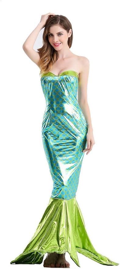 Womens Mermaid Costumes Mysterious Princess Dress Adult Large Amazon