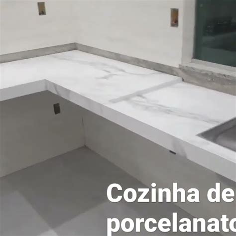 bancada porcelanato balcão pia YouTube