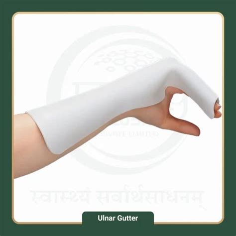 White Left Ulnar Gutter Hand Splint, Large at Rs 1300/piece in Surat ...