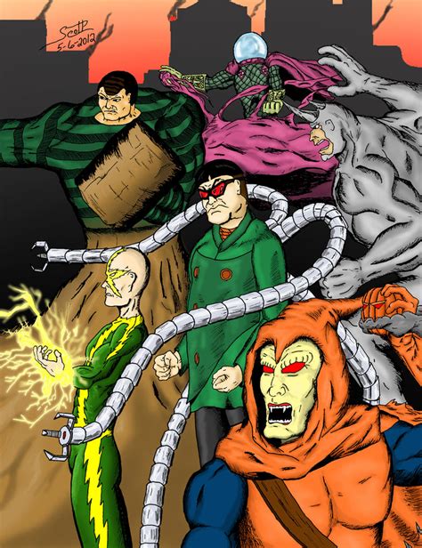 Sinister Six Colored By Talisac74 On Deviantart