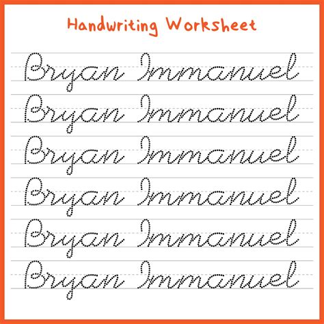 Name Writing Practice Printable