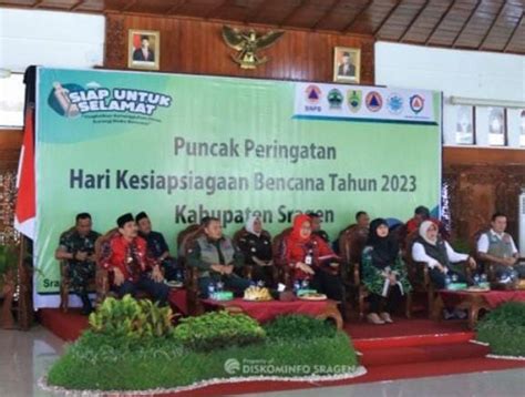 Puncak Peringatan Hkb Bupati Sragen Mengajak Masyarakat Waspada