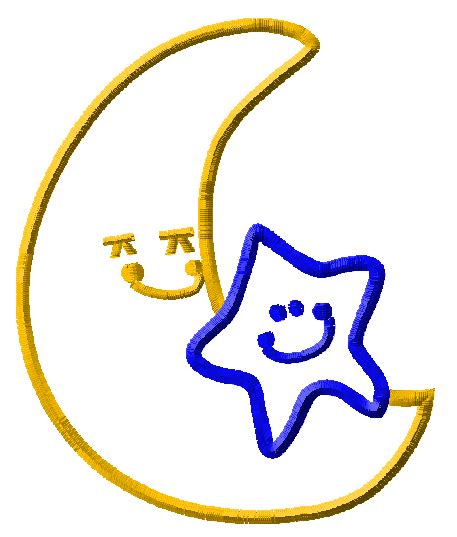 Moon And Star Clip Art Library