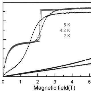 The Field Dependent Magnetization Curves M H Measured At Various