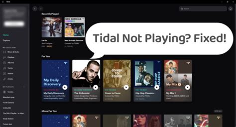 How To Fix Tidal Not Playing Music 2024 Updated Tunelf