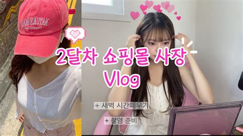 2달차 쇼핑몰 사장 Vlog 1일 1주문 촬영 전 겟레디윗미 Youtube