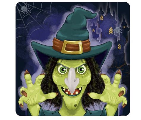 Pin The Nose On The Witch Halloween Party Game