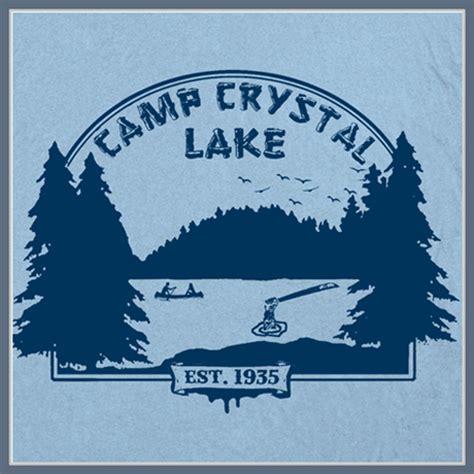 Camp Crystal Lake T Shirts Vintage Horror Movie Shirts Friday The